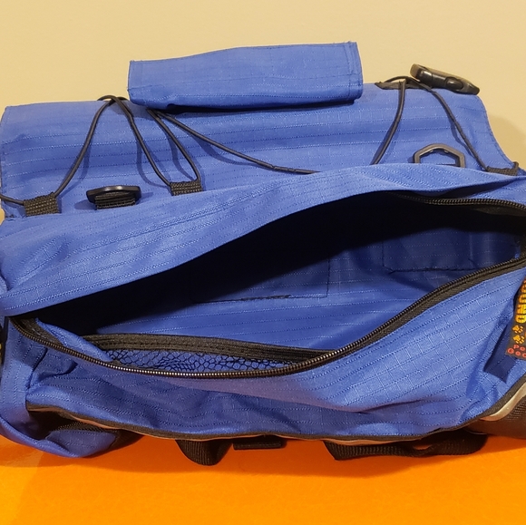 Outward Hound Backpack Breathable Pet Dog Adjustable Carrier Black Blue - Picture 3 of 6